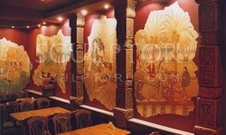 Дизайн ночного клуба, рельефы, роспись