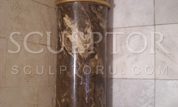 Column artificial marble